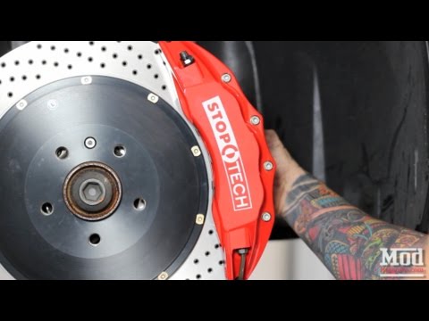 2014 Audi S4 Stoptech Big Brake Kit Installed