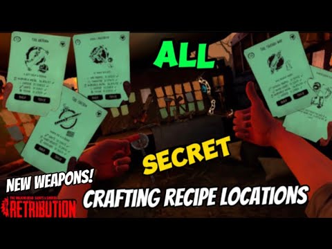How to Get ALL Secret Crafting Recipes - TWD Saints & Sinners 2