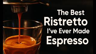 The Best Ristretto espresso I’ve Ever Made | homemade frappuccino