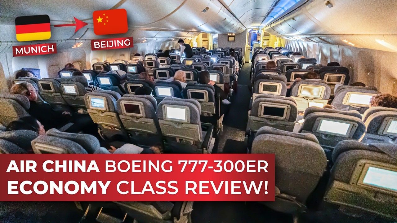 BRUTALLY HONEST | Munich to Beijing on Air China's Boeing 777-300ER in Economy Class!