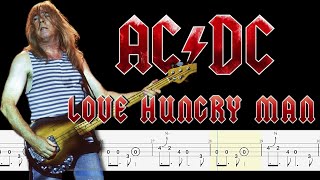 AC/DC -  Love Hungry Man (Bass Tabs) By @Chamis Bass