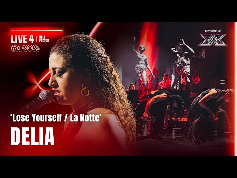 DELIA | Medley ‘Lose Yourself / La notte’ – Eminem / Adamo | Live 4 | X Factor 2025
