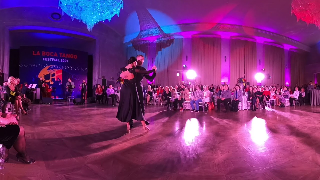 Anton Popichenko and Svetlana Berlin, Paciencia by Solo Tango Orquesta,  La Boca Tango Festival 2021