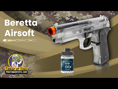 BERETTA 92FS SPRING 6MM AIRSOFT PISTOL - CLEAR | 2274006  | UMAREX AIRGUNS