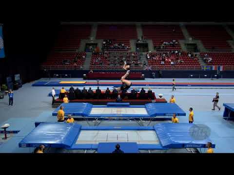 Azerbaijan (AZE) W - 2017 Trampoline Worlds, Sofia (BUL) - Qualification Synchro R1