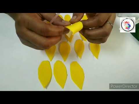 EASY PAPER FLOWER MAKING||how to make flowers from crepe paper|| make rose flowers from crepe paper.