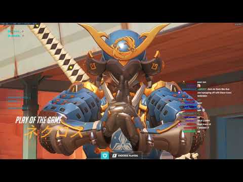 Overwatch Fastest Genji God Necros Showing His Sick Gameplay Skills -POTG-
