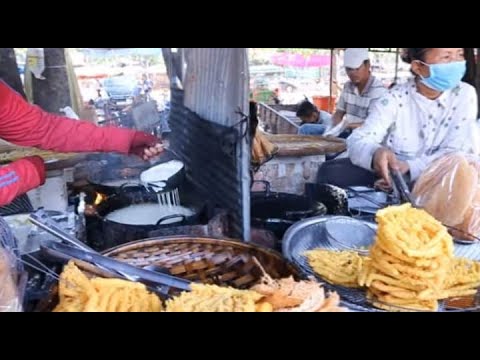 Oudong Resort On Weekend - Amazing Skills And Foods - Best Street Food Tour Ever