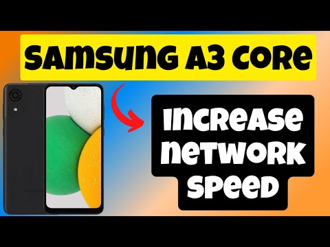 Samsung increase network speed A03 Core || Fix Slow connection issue