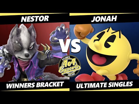 4o4 Smash Night 62 - Nestor (Wolf) Vs. jOnah (Pac-Man) SSBU Ultimate Tournament