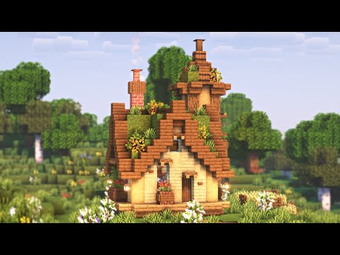 Minecraft: How To Build Small Fantasy Cottage I Easy Survival Tutorial