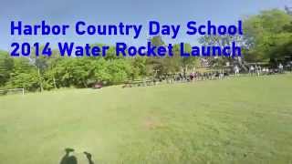 preview picture of video 'Harbor Country Day School 2014 Water Rocket Launch'