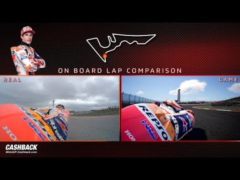 Marquez comparison lap: MotoGP18 game vs real life!