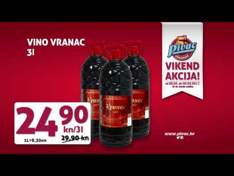Pivac vikend akcija 2.3. - 5.3.2017.