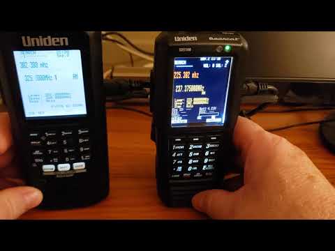 Uniden 436HP And SDS100 scanners, comparison of both scanners