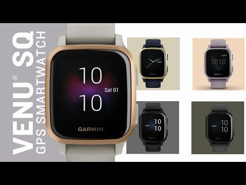 Išmanusis laikrodis Garmin Venu Sq, Violetinės spalvos video