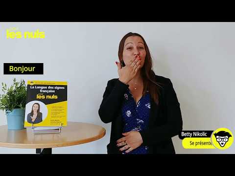 Apprendre la langue des signes #1 - Se présenter : Bonjour, comment ça va, Je m'appelle...