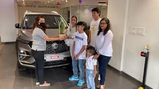 Taking Delivery of MG Hector Plus  Exterior Interi