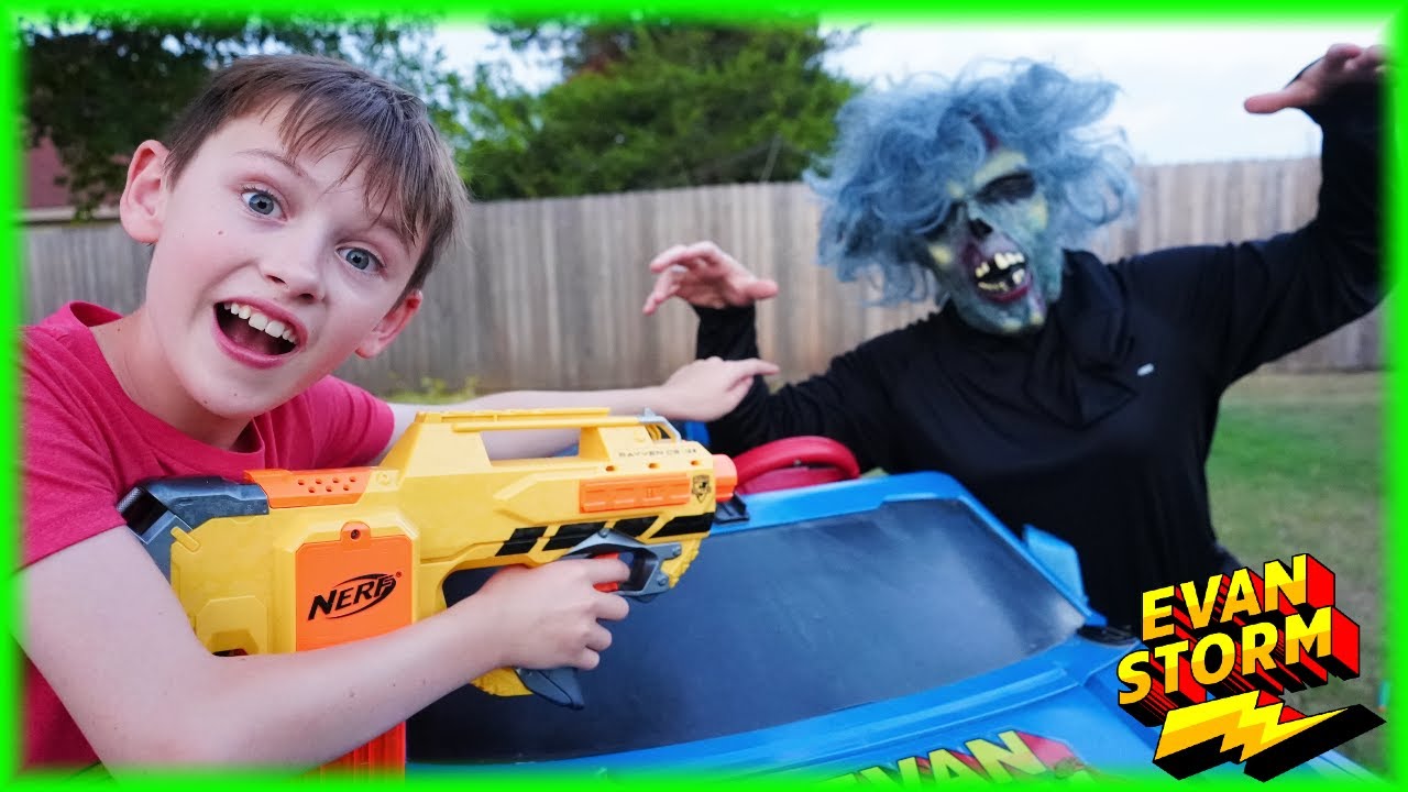ZOMBIE Vs My NERF BLASTER COLLECTION. (Ultimate Backyard Survival)