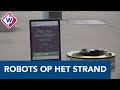 Op Scheveningen worden innovaties getest zoals afvalrobots