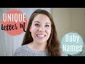 Letter M Baby Names!! | Unique Meanings & US Ranking