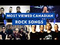 Top 50 Most Viewed Canadian Rock Songs On Youtube.