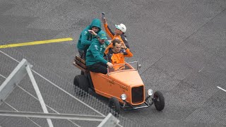 Scenes from the fun-filled drivers' parade, 2025 Sao Paulo F1 Grand Prix