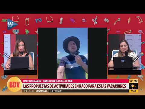 ¿Cuáles son las actividades en Raco para estas vacaciones?