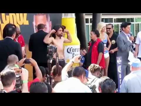 Alfredo Angulo 163 lbs vs. Hector Munoz, 159.8 lbs.