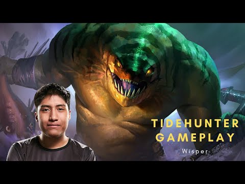 Wisper - Tidehunter Offlane | Patch 7.28b | Player Perspective - Dota 2 Gameplay