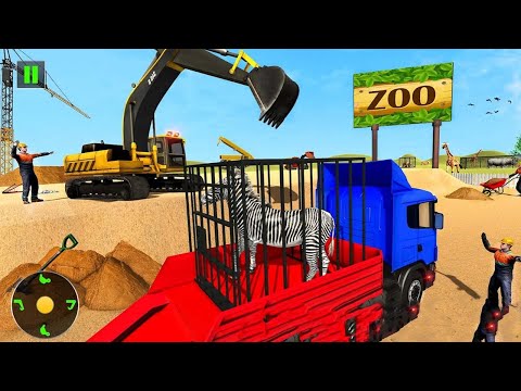 City Zoo Construction Simulator - Animal Transport Games - Mobile Android Gameplay