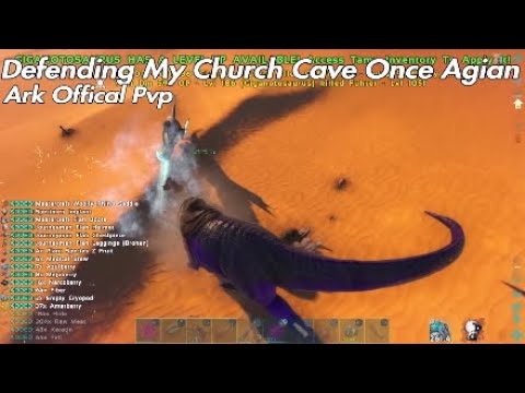 Defending My Church Cave Once Agian - Ark Small Tribes