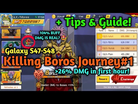 (CC/ENG SUB) Galaxy Killing Boros Journey#1! First Hour progress 🔥🔥! +Tips || OPM: THE STRONGEST