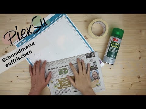 Plottanleitung Schneidematte auffrischen | PiexSu