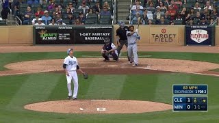 Encarnacion belts second homer of the game