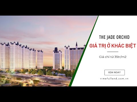 CHỈ với 100Triệu ĐẶT CHỖ Sở Hữu SUẤT ƯU TIÊN Chung cư THE JADE ORCHID