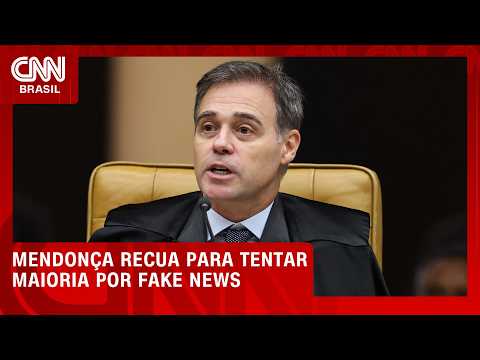 Mendonça recua para tentar maioria por fake news em julgamento do TSE | CNN PRIME TIME