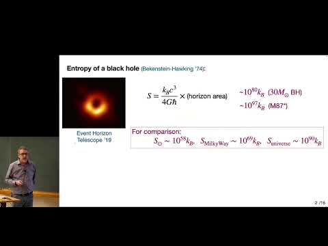 IPhT Colloquium - Black Holes, quantum entanglement and the geometry of spacetime - Matthew HEADRICK