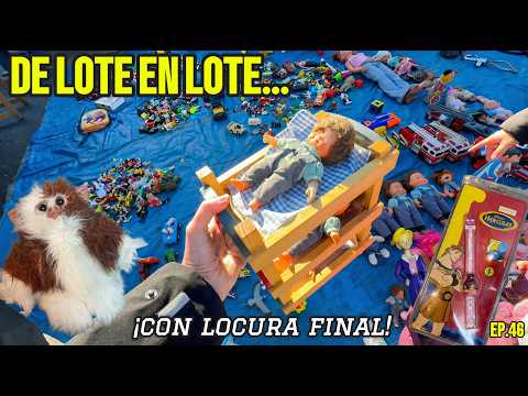 De LOTE en LOTE. ARRASAMOS en el RASTRO. GIZMO, PVC, FAMOSA, DISNEY...(Lleida).EP.46.