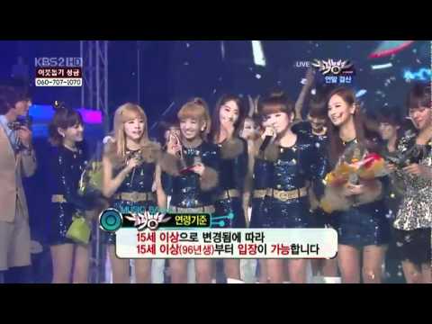 Girls' Generation(소녀시대) Wins K-Chart ! 101217 Music Bank