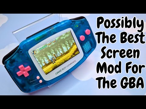 Modifizierung des GBA mit einem brillanten IPS-Bildschirm HISPEEDIDO 2023 V5 laminierter Bildschirm