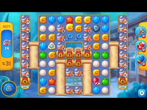 Fishdom 2021 - Level 6077   #playrix #fishdom #gaming