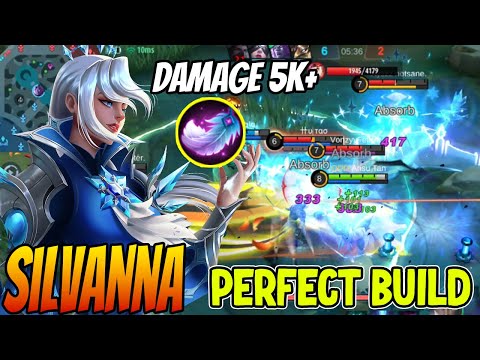 SILVANNA MIX BUILD IN LATE GAME IS HARD - Silvanna Best Build 2023 ~ MLBB
