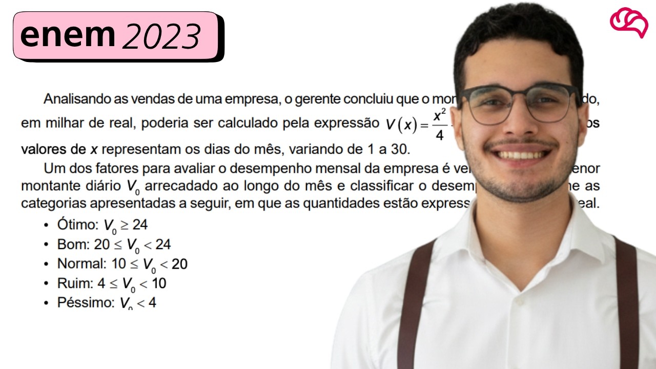 Resolução em Vídeo — Questão 170 ENEM 2023