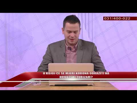 TV REPLIKA 09.03.2020. - U KOJOJ ĆE MJERI KORONA ODRAZATI NA HRVATSKI TURIZAM?
