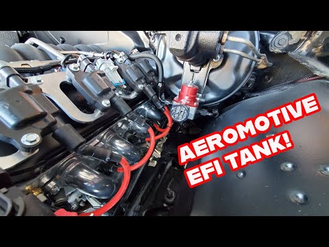 INSTALLING AEROMOTIVE EFI FUEL SYSTEM AND EFI TANK ON LS3 CHEVELLE