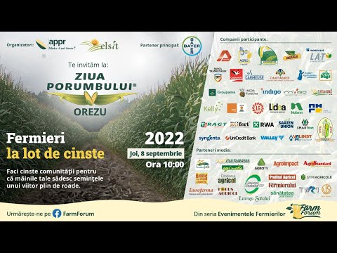 ZIUA PORUMBULUI - OREZU - 2022