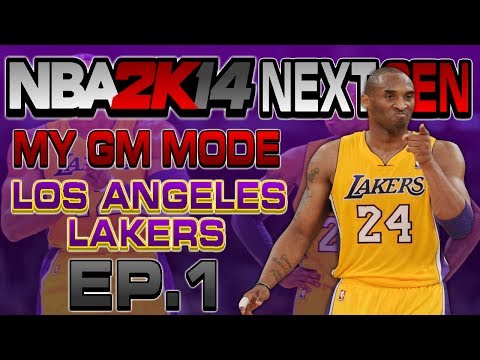 NBA 2K14 Next Gen My GM Mode Ep.1 - Los Angeles Lakers - ft. Kobe Bryant - HUGE TRADE? | Xbox One 15