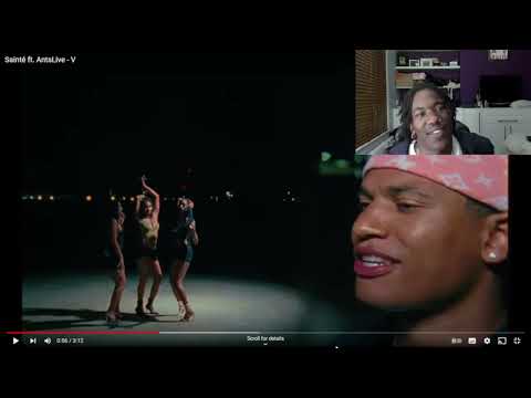 Reacting To Sainte ft. AntsLive - V  *THIS COULD BE SONG OF THE SUMMER ITS SO GOOD*!!