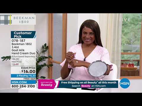 HSN | Beekman 1802 Beauty - All On Free Shipping 06.12.2022 - 08 PM